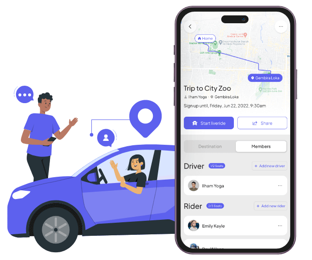 Reliable Ride Sharing App Development Services For Hassle-free Carpooling Operations