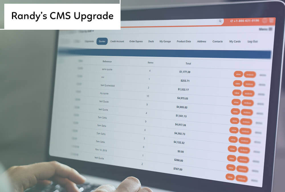 Randys CMS Upgrade